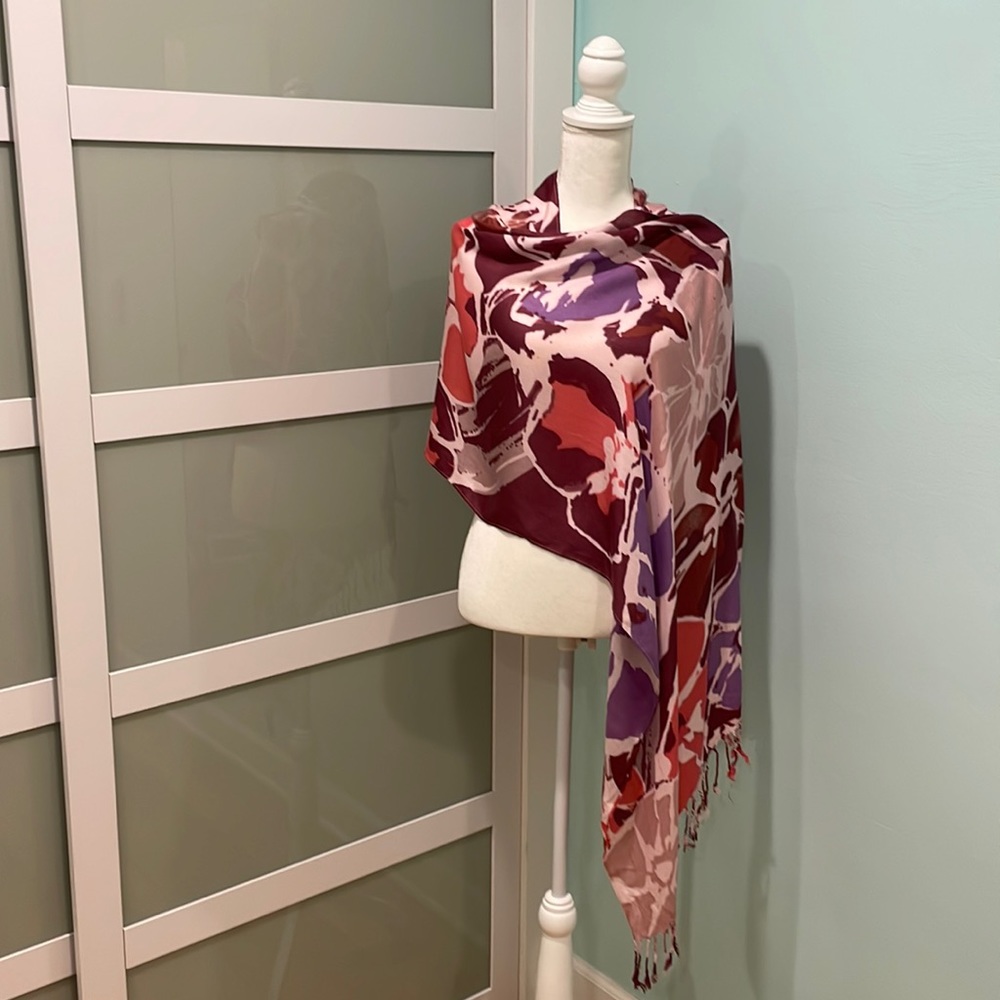 Apt 9 Pink Purple Brown Scarf Pashmina